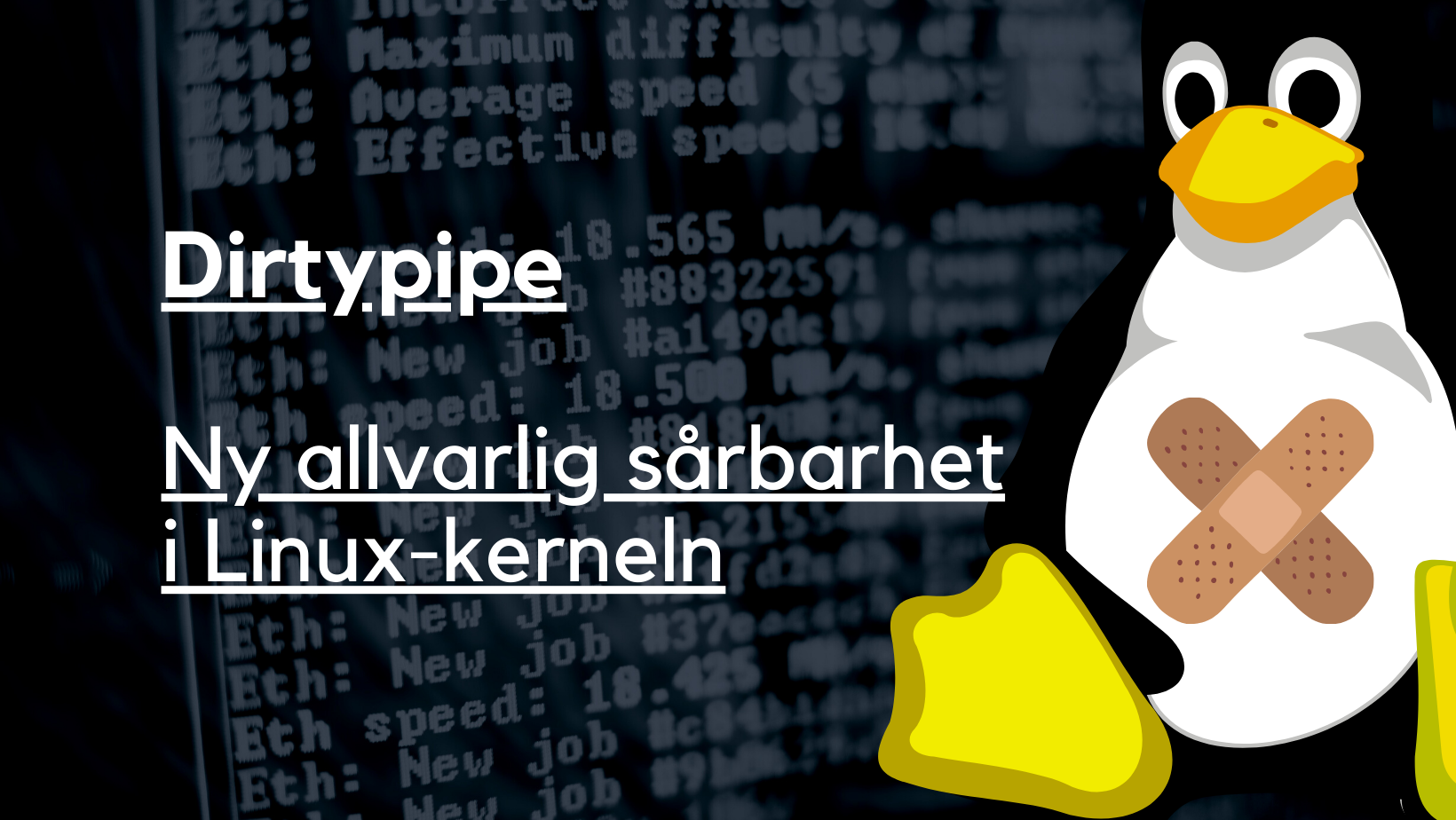Dirtypipe - Ny allvarlig sårbarhet i Linux-kerneln